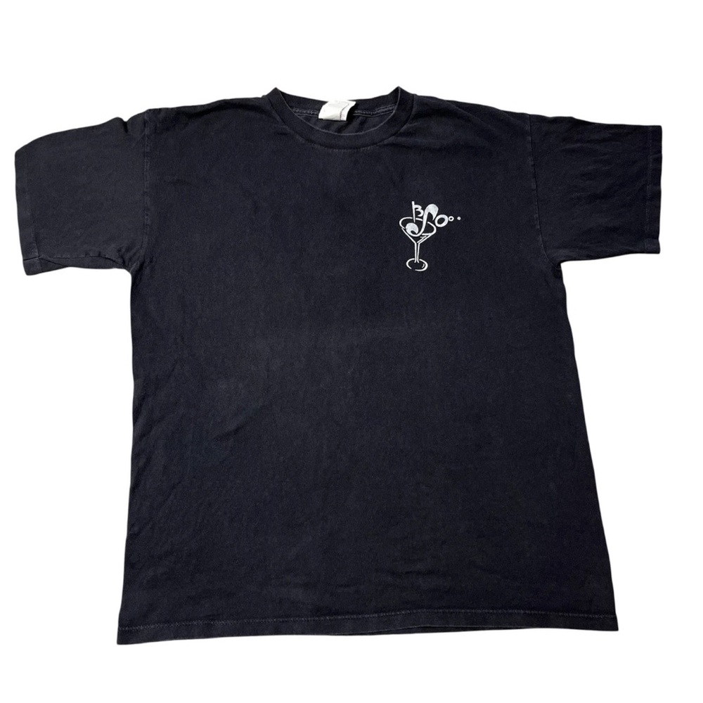 Vintage 1998 Brian Setzer Orchestra Wild Oats Black T Shirt
